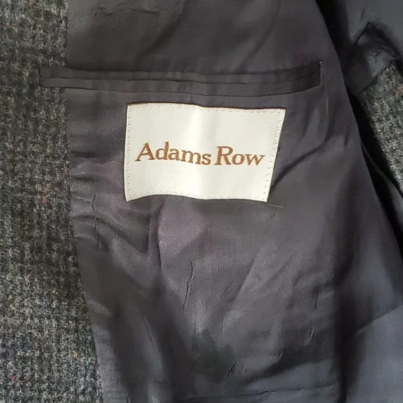 Vintage Adam Row Harris Tweed Wool Blazer